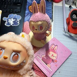 Labubu Lazy Yoga Figure-Authentic